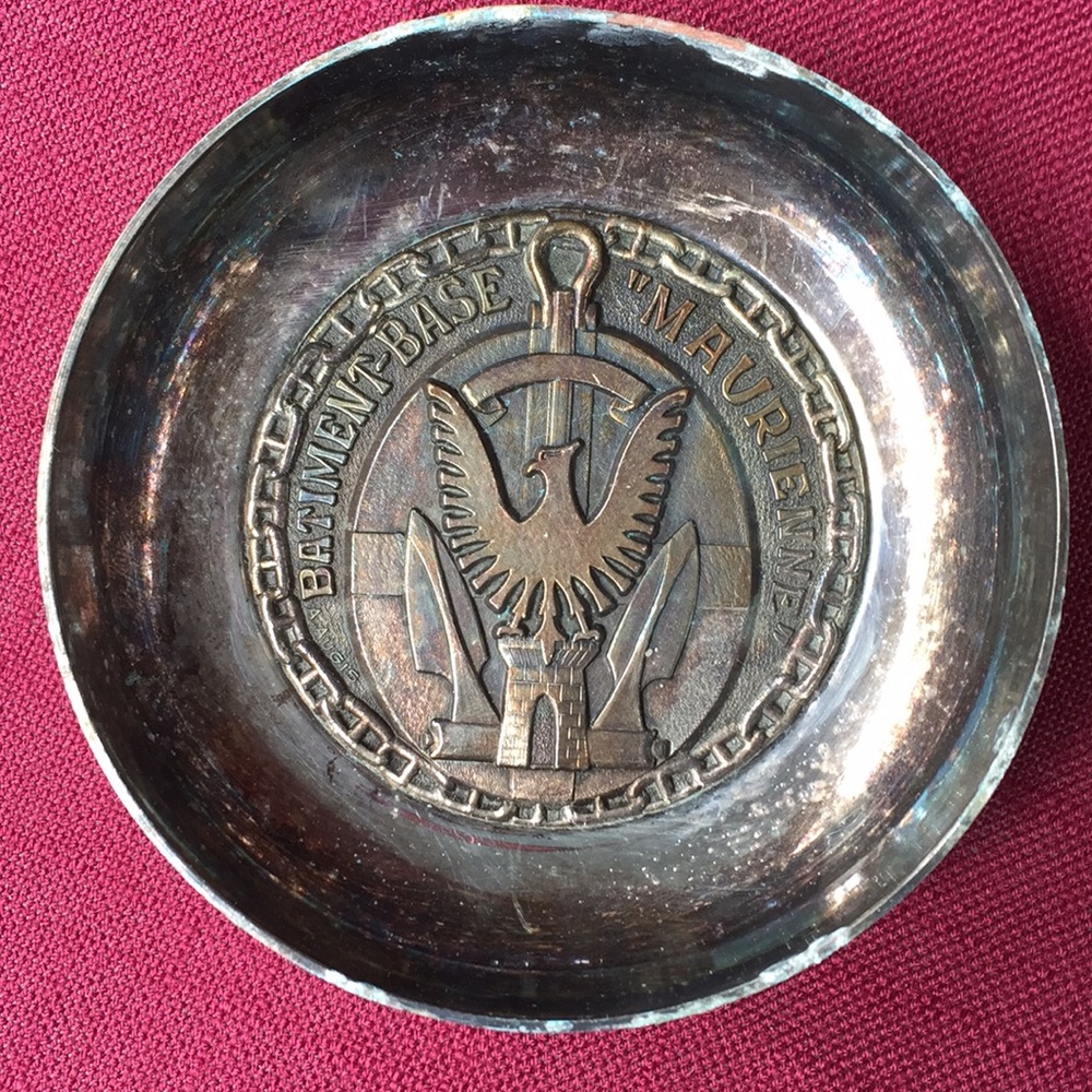 French Naval commemorative bowl by “A Augis”